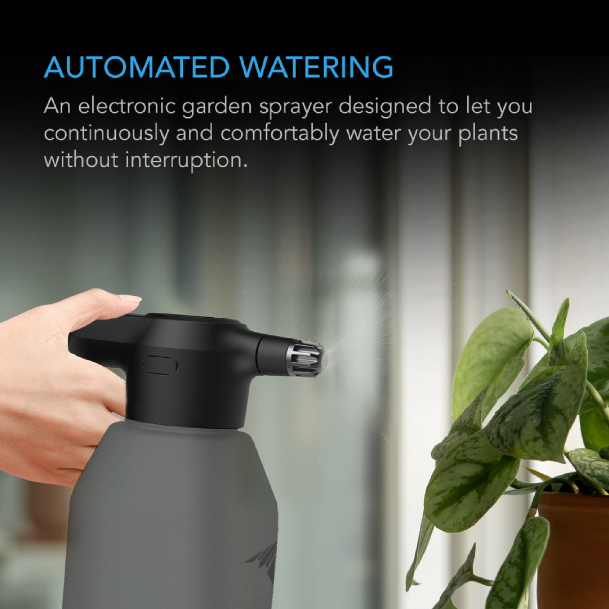 AC Infinity Automatic Plant Mister Spray Bottle, 2L