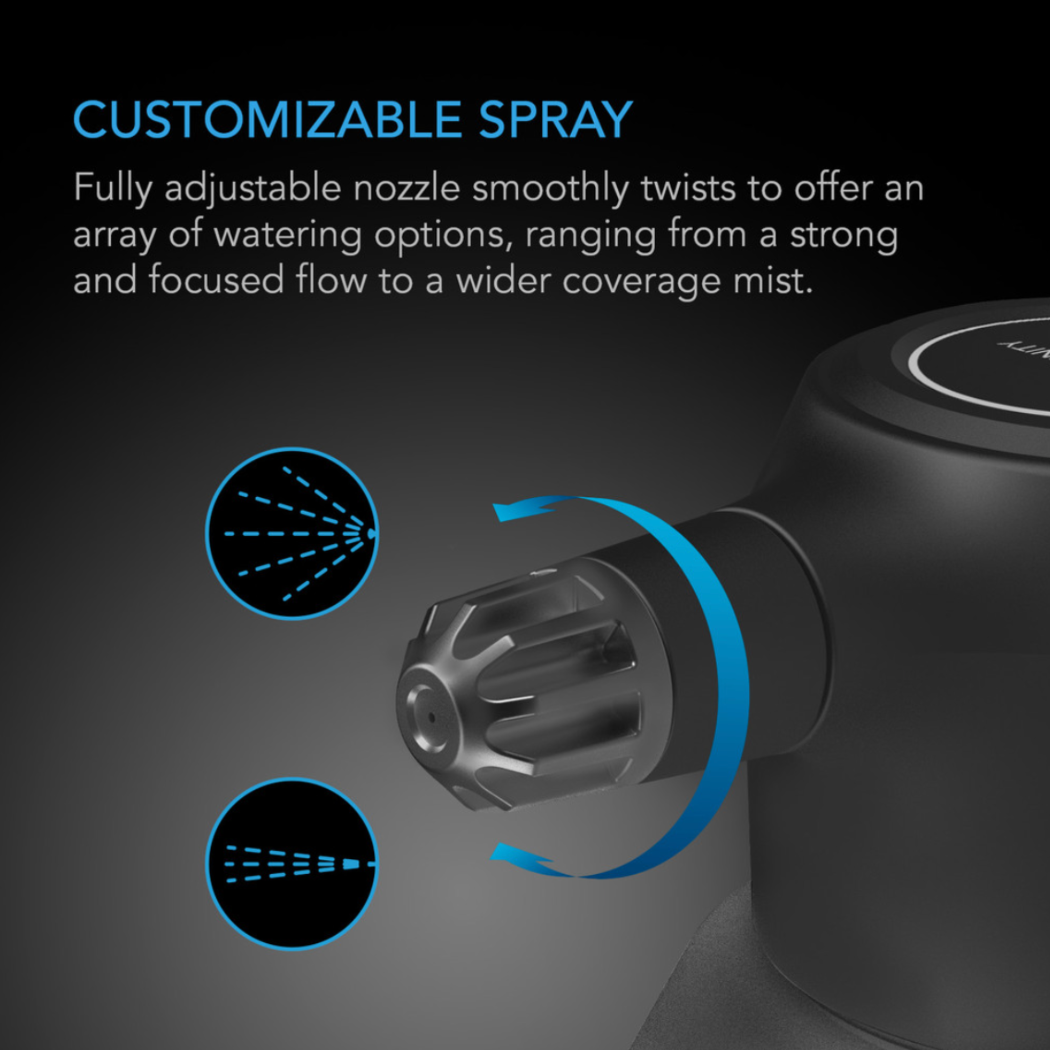 AC Infinity Automatic Plant Mister Spray Bottle, 2L