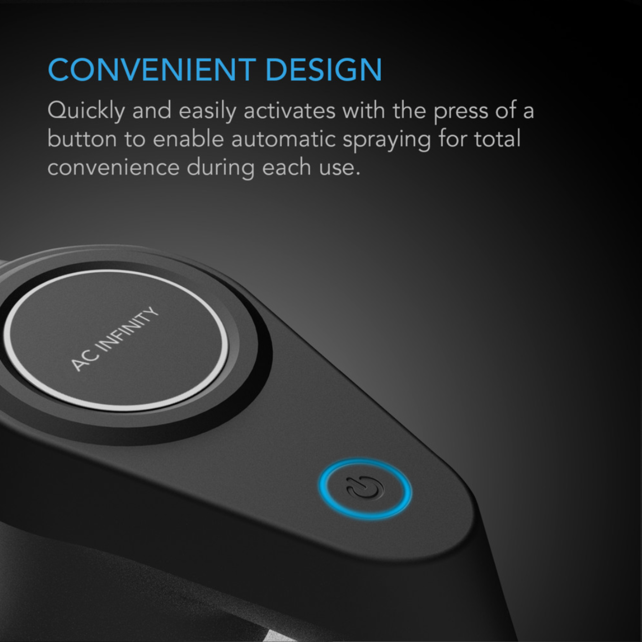 AC Infinity Automatic Plant Mister Spray Bottle, 2L