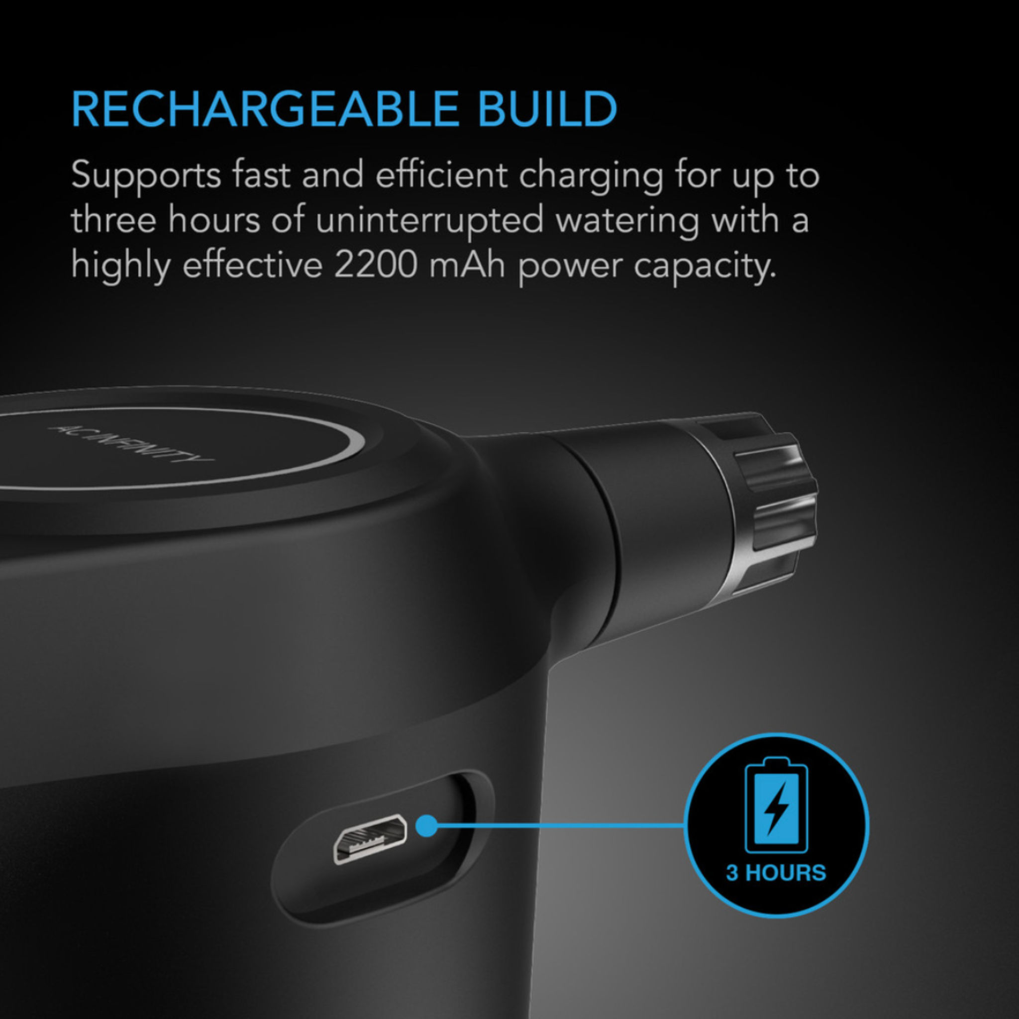 AC Infinity Automatic Plant Mister Spray Bottle, 2L