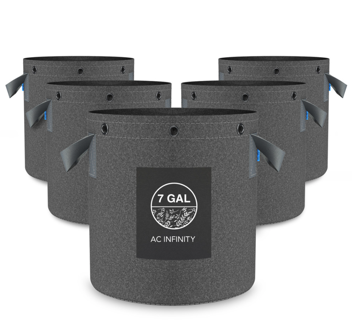 AC Infinity Heavy Duty Fabric Pots - 5 Pack