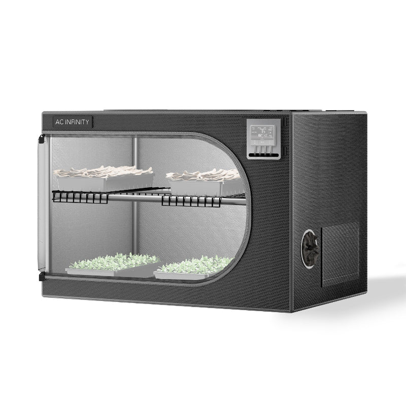 CLOUDLAB 24x24x36 Advance Propagation Grow Tent - Professional Indoor Growing System with Multi-Level Shelf Racks and 2000D Mylar Construction.