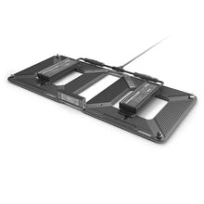 IONGRID T24 260W LED grow light featuring rectangular halo design with advanced aluminum heatsink construction.
