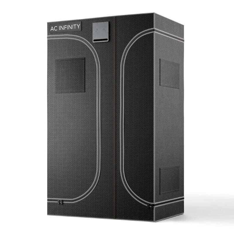 CloudLab 632D 2-in-1 grow tent with dual chambers, 3x2 feet design in black with professional 2000D Mylar construction.