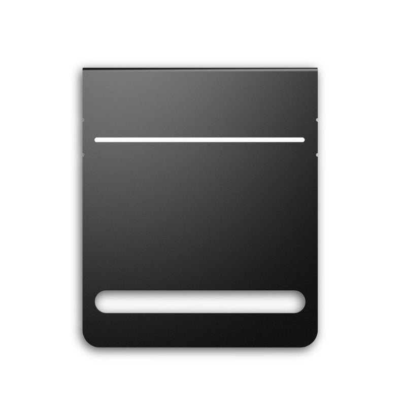Heavy-duty 5x6 controller plate displaying durable powder coat finish and functional cable routing features.