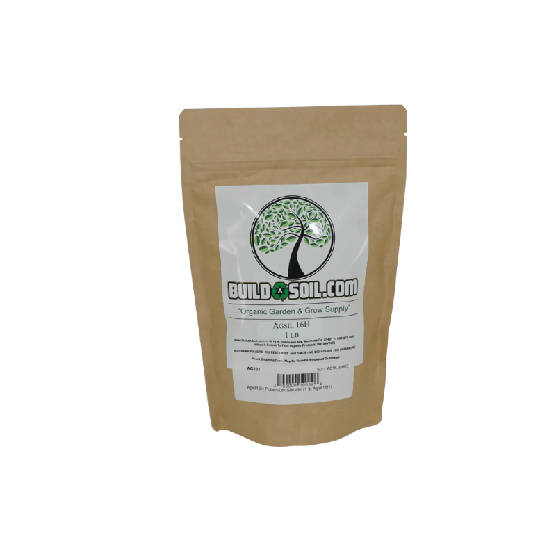 Agsil16H potassium silicate by Build A Soil - premium silica amendment for organic gardening.