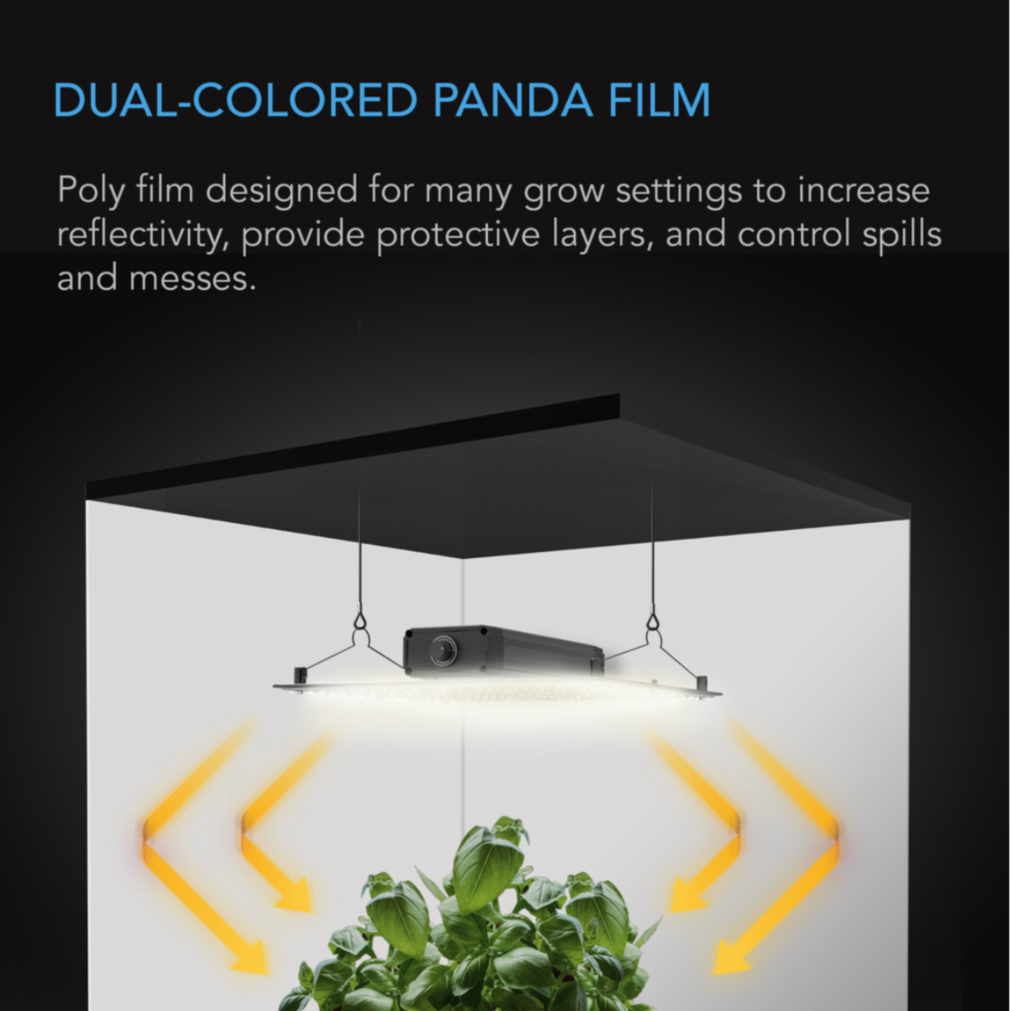 Black and White Panda Film, Waterproof Reflective Sheet